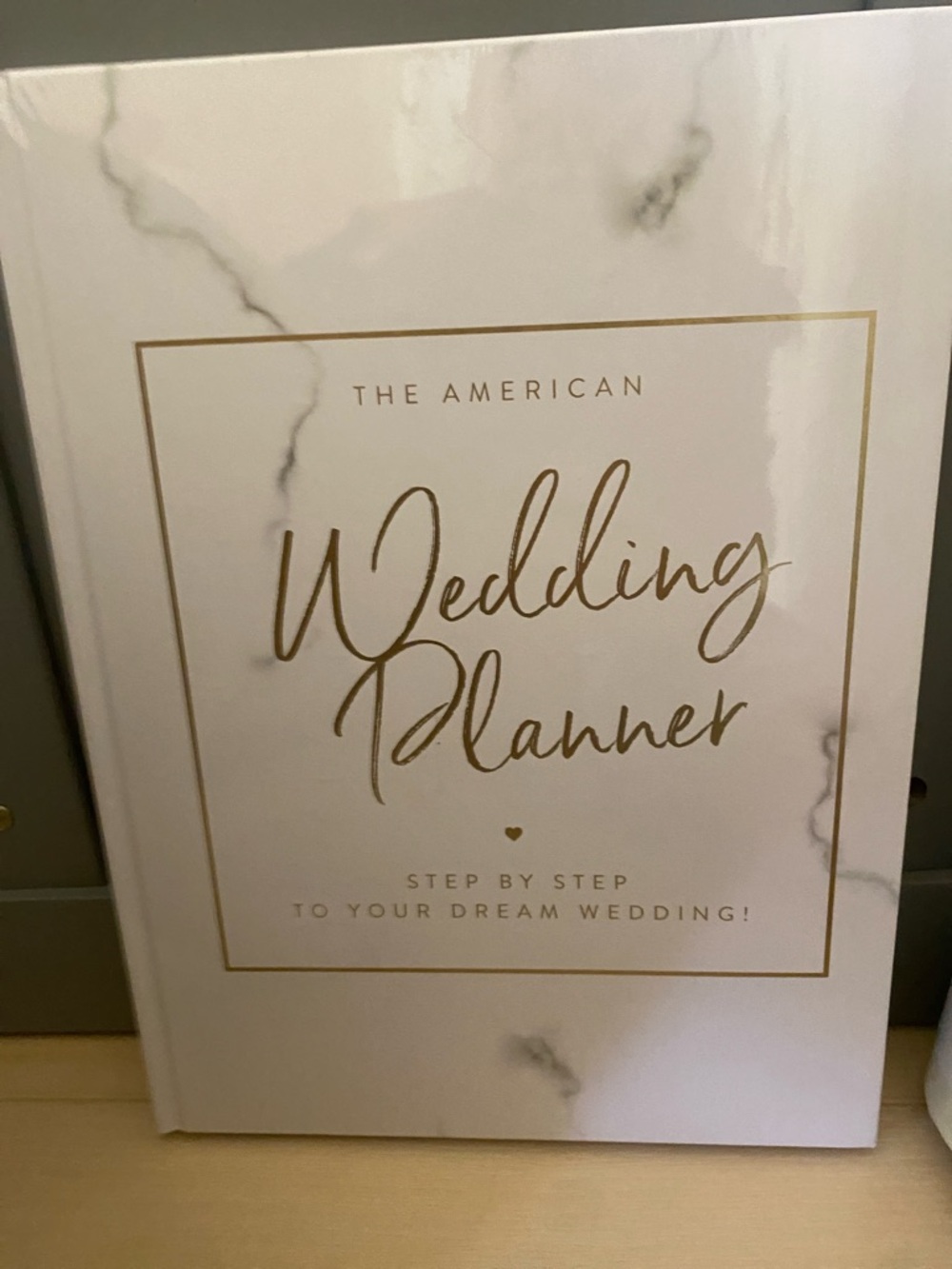 💍 Wedding Planner — White with Gold Accent